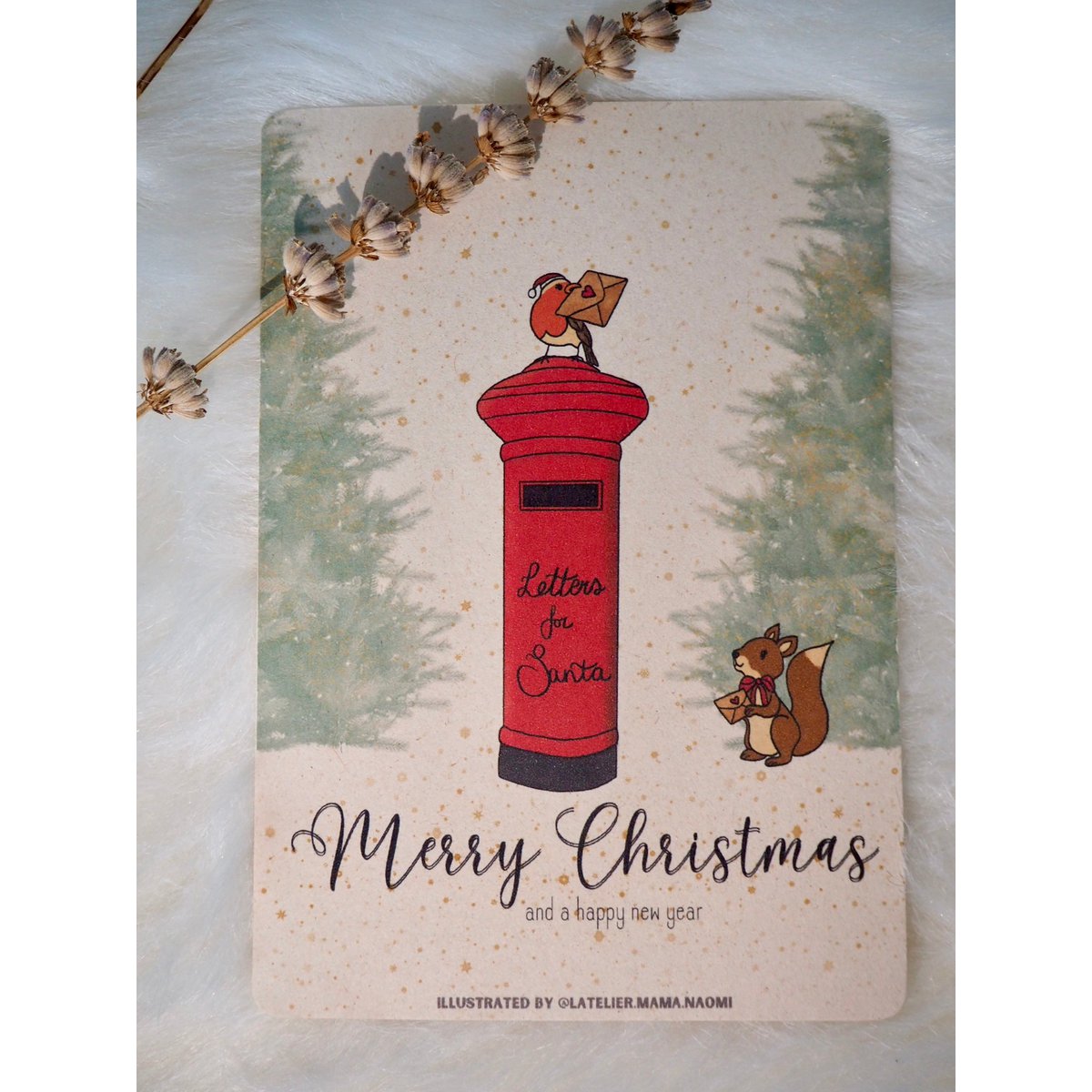 Cartolina di Natale 'Lettere per Babbo Natale'
