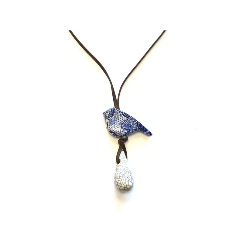 Halskette Birdie Delft Blue