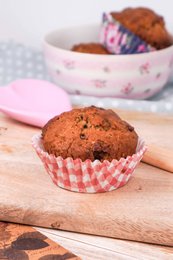60 cartine per cupcake a quadri rossi Isabelle Rose