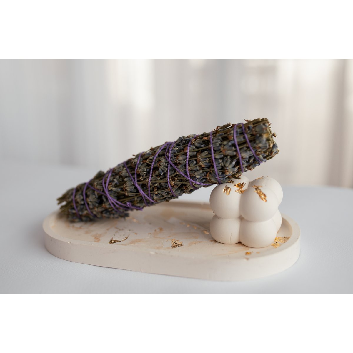 6 Smudge Lavendel Box Display med 6 lavendel fumigationspinde