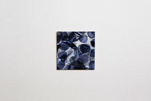 Fläpps Shelf 40x40-1 Bubbles Indigo by Pattern Studio