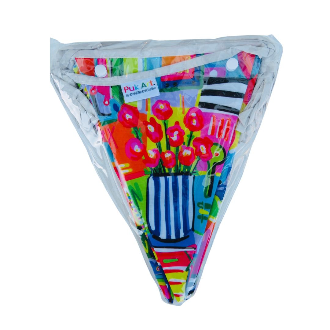 Puk Art® | Stoffen Slinger | Pop Art | Dubbelzijdig • 12 meter