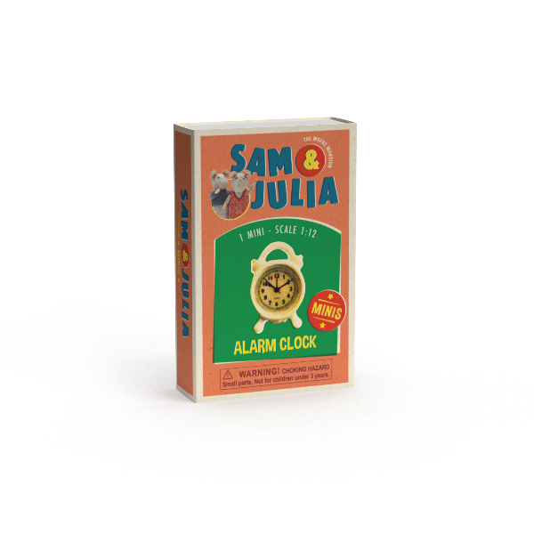 Minis - Despertador - escala 1:12 - Sam & Julia - La Casa del Ratón