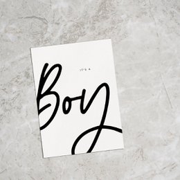 It's a boy
