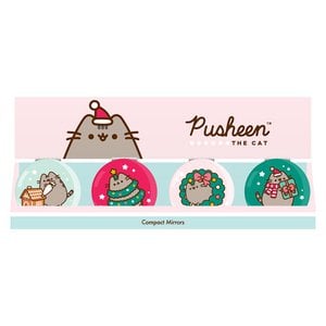 Christmas Pusheen the Cat Compact Mirror