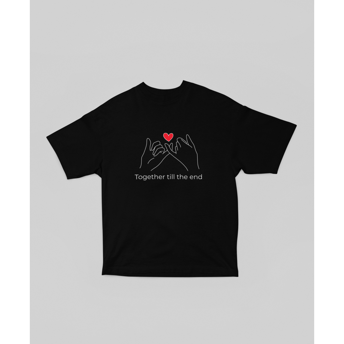 Oversized T-shirt Samen tot het einde