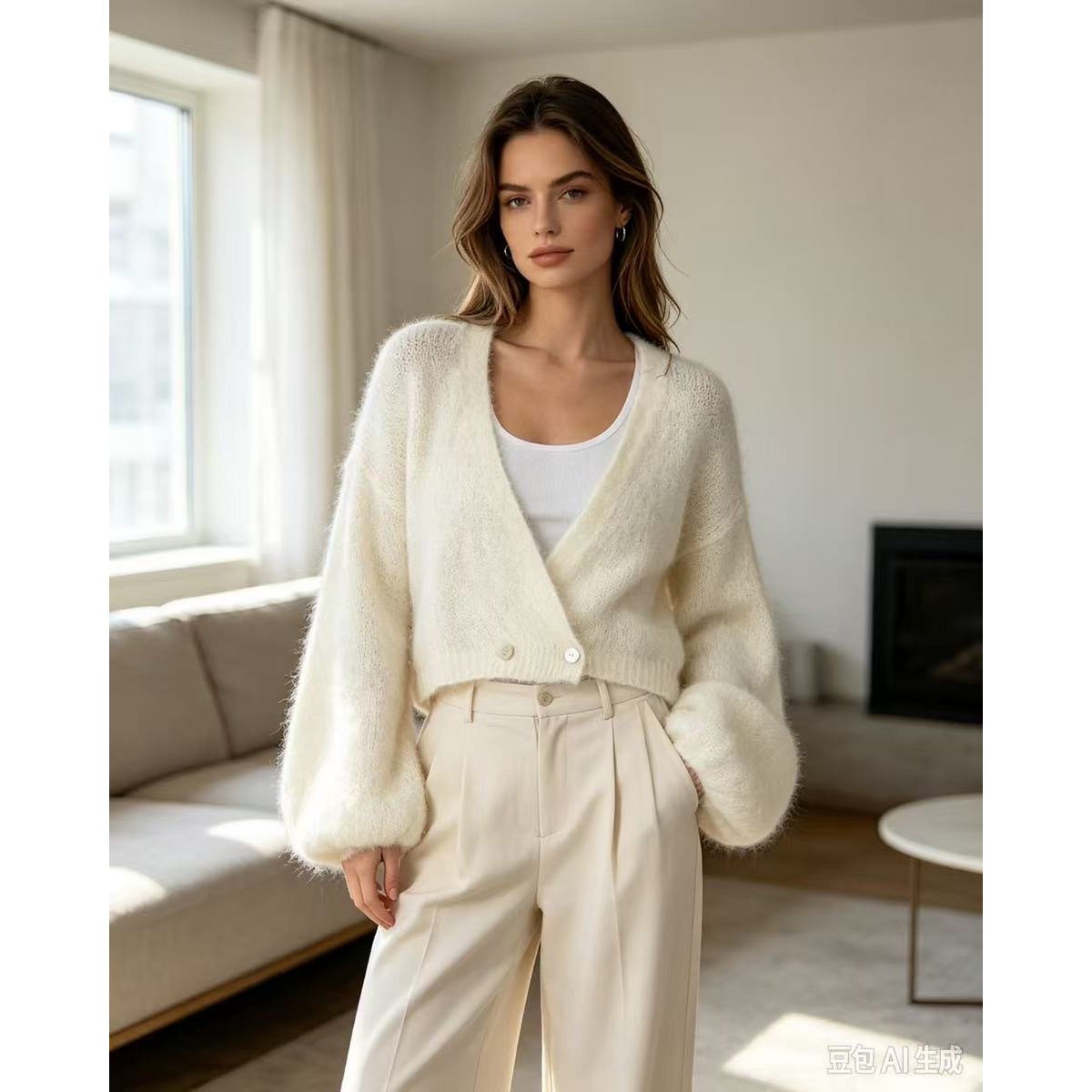 Mohair hartwikkel REF. 7718