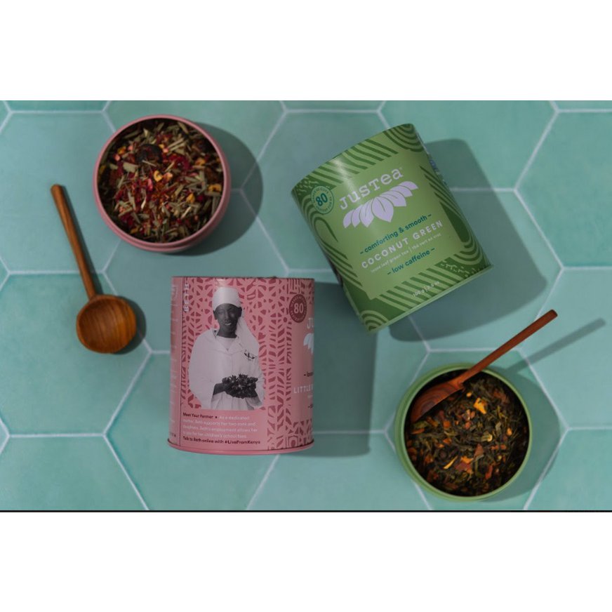 justea | Lille bær Hibiscus | 90 gram | 40/80 kop| Løs te | Økologisk| Fair Trade | Ikke-GMO