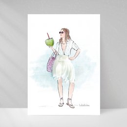 Karte mit Umschlag | Piña Colada