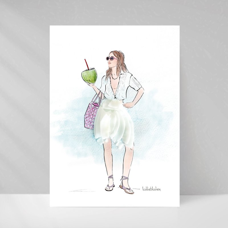 Karte mit Umschlag | Piña Colada