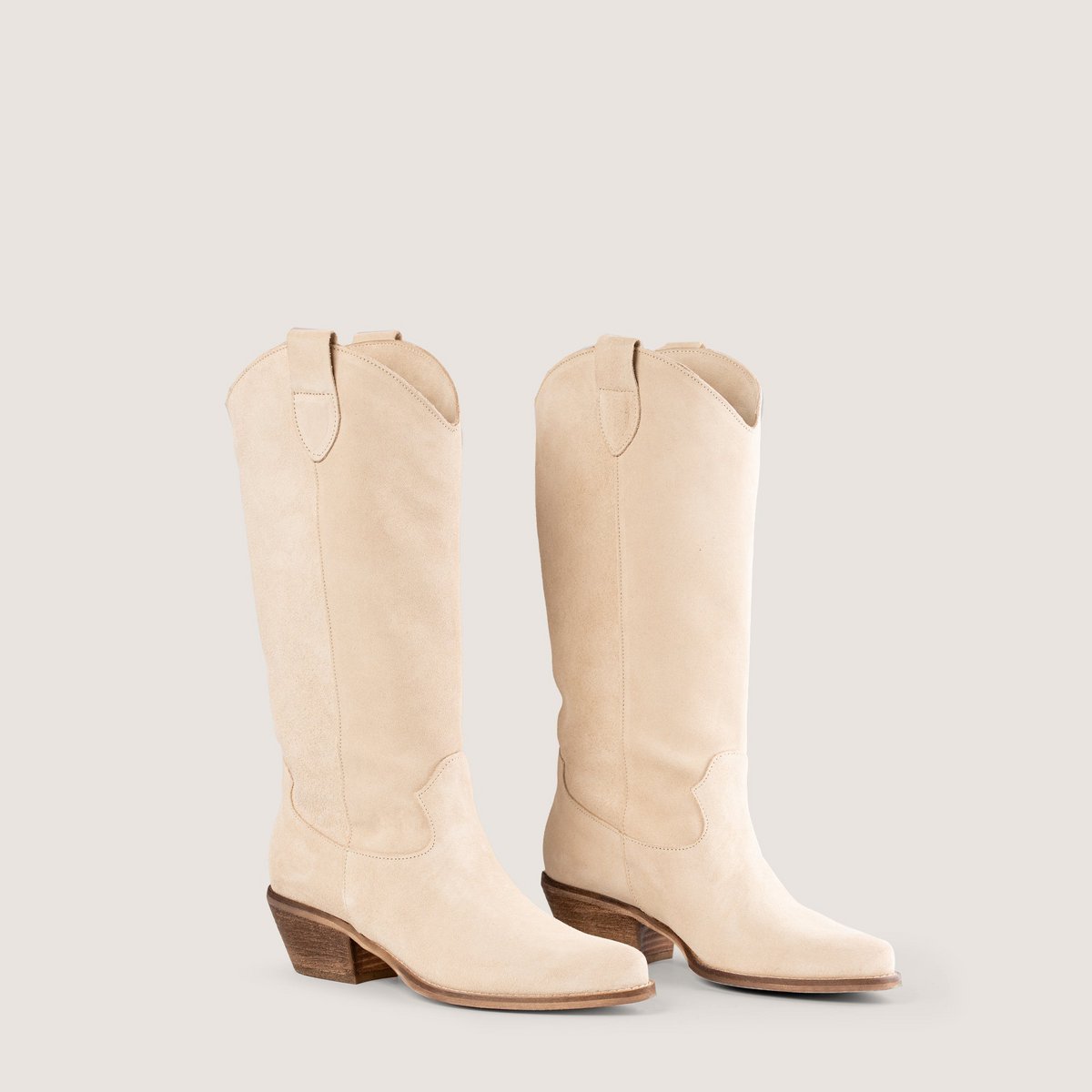 Jesse Beige Texan Boots