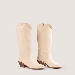 Jesse Beige Texan Boots