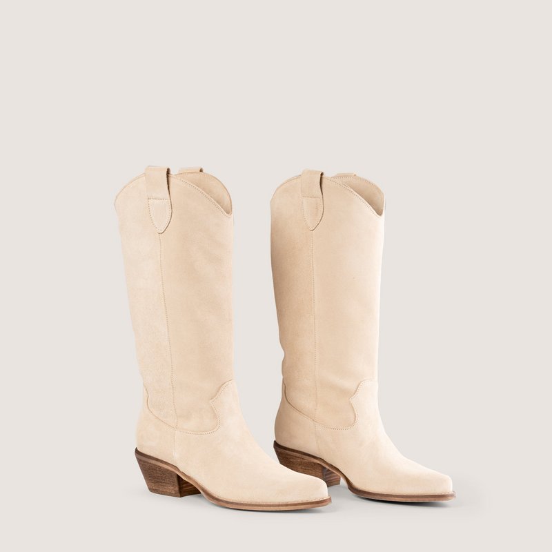 Jesse Beige Texan Boots