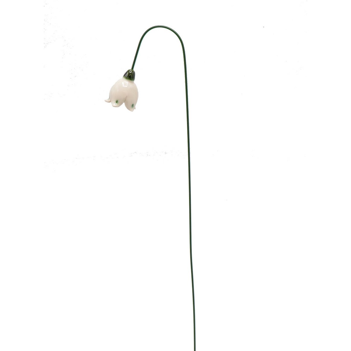 Snowdrop flower ceramic fixed 3.5 cm