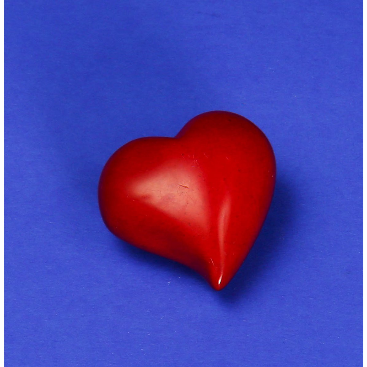 069 Herz lovely rot med. - Speckstein
