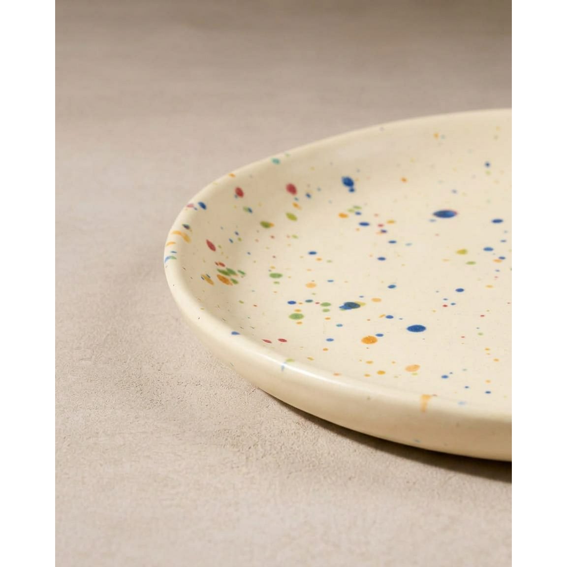 New Party Bread Plate 17cm - Mix 6 Pieces