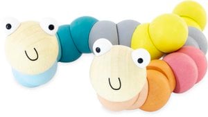 THE CATERPILLARS: PASTEL COLORS (set of 12)