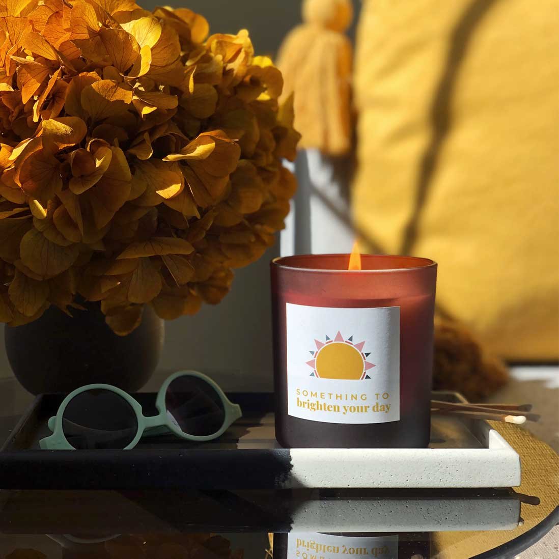 sol | Bougie rechargeable eucalyptus + citron vert énergisante