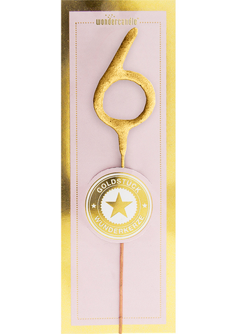 6 mini gold Goldstück Wondercandle® mini