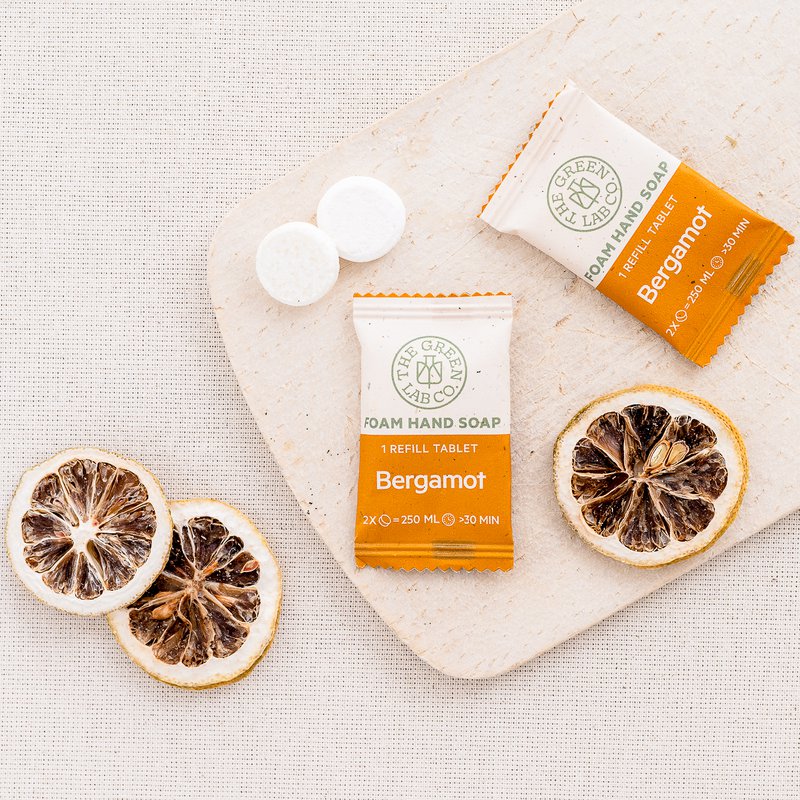 Set di ricarica pastiglie di sapone per le mani - Bergamotto e Vaniglia