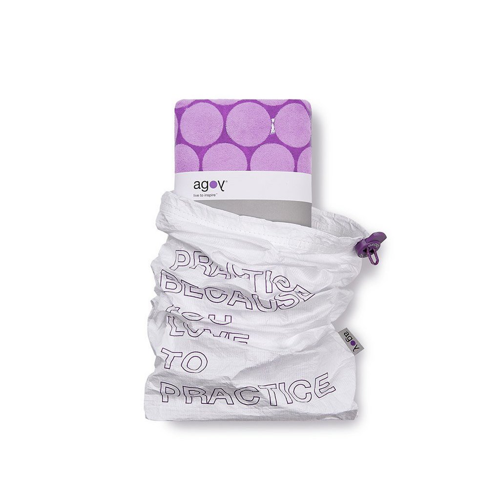 Gecko Touch Yoga Towel - Purple Rain