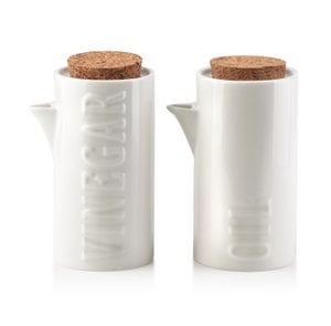MODERN LIFE Inhoud olijfolie en azijn 2x0,2L wit