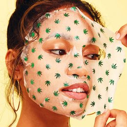 Hydrateer hennep metallic bladmasker