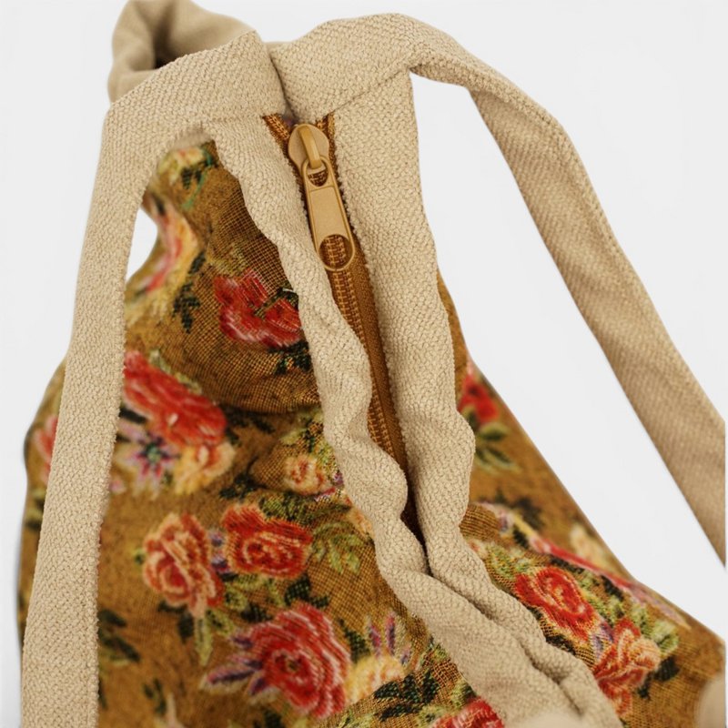 Round shopper with zipper ESME