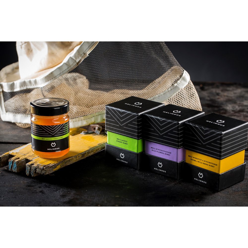 Griechischer Honig aus Wildkräutern & Thymian Luxuspackung, 250g