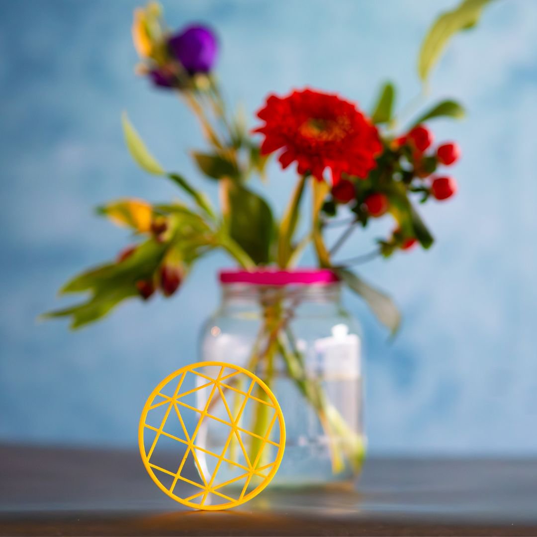 Flowerup! Bloemenrooster, bloemschijf *geel*