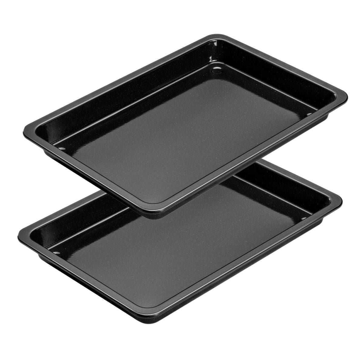 Juego de 2 fuentes para hornear pizza en el horno 42 x 29 cm Dr. Oetker Back-Idee Kreativ