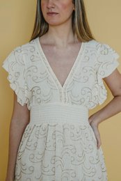 WHITE GRETA DRESS