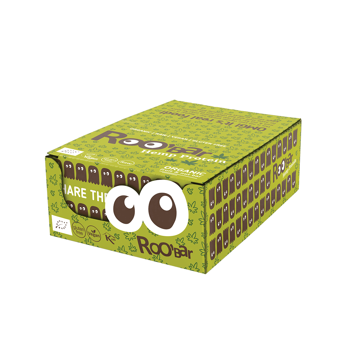 Hemp Protein Bar, organic, Roobar, 30g