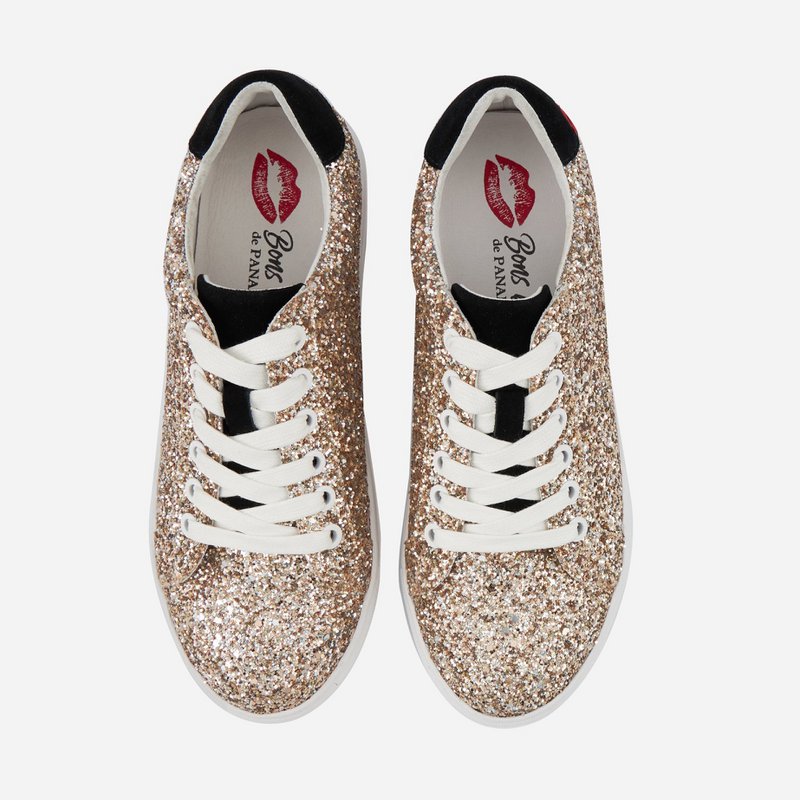 Simone Glitter-Or Rose