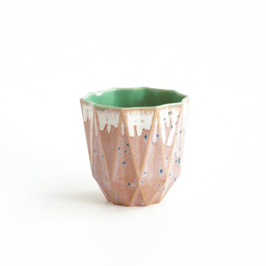 Small Poly Cup - Jade Aster