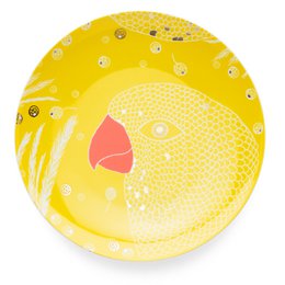 Dinner plates with birds