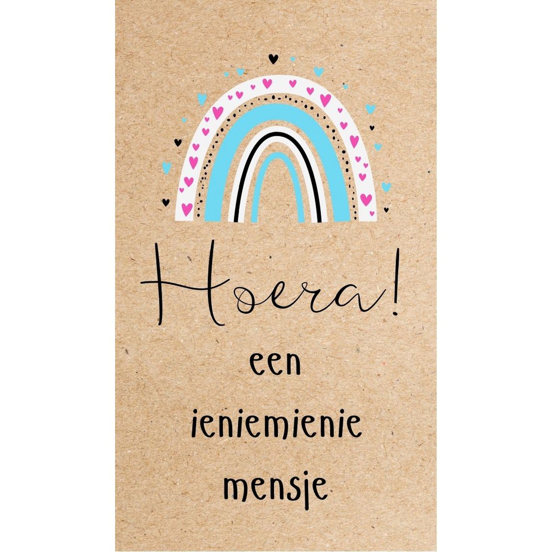 Mini tarjeta 'Viva una personita pequeña'
