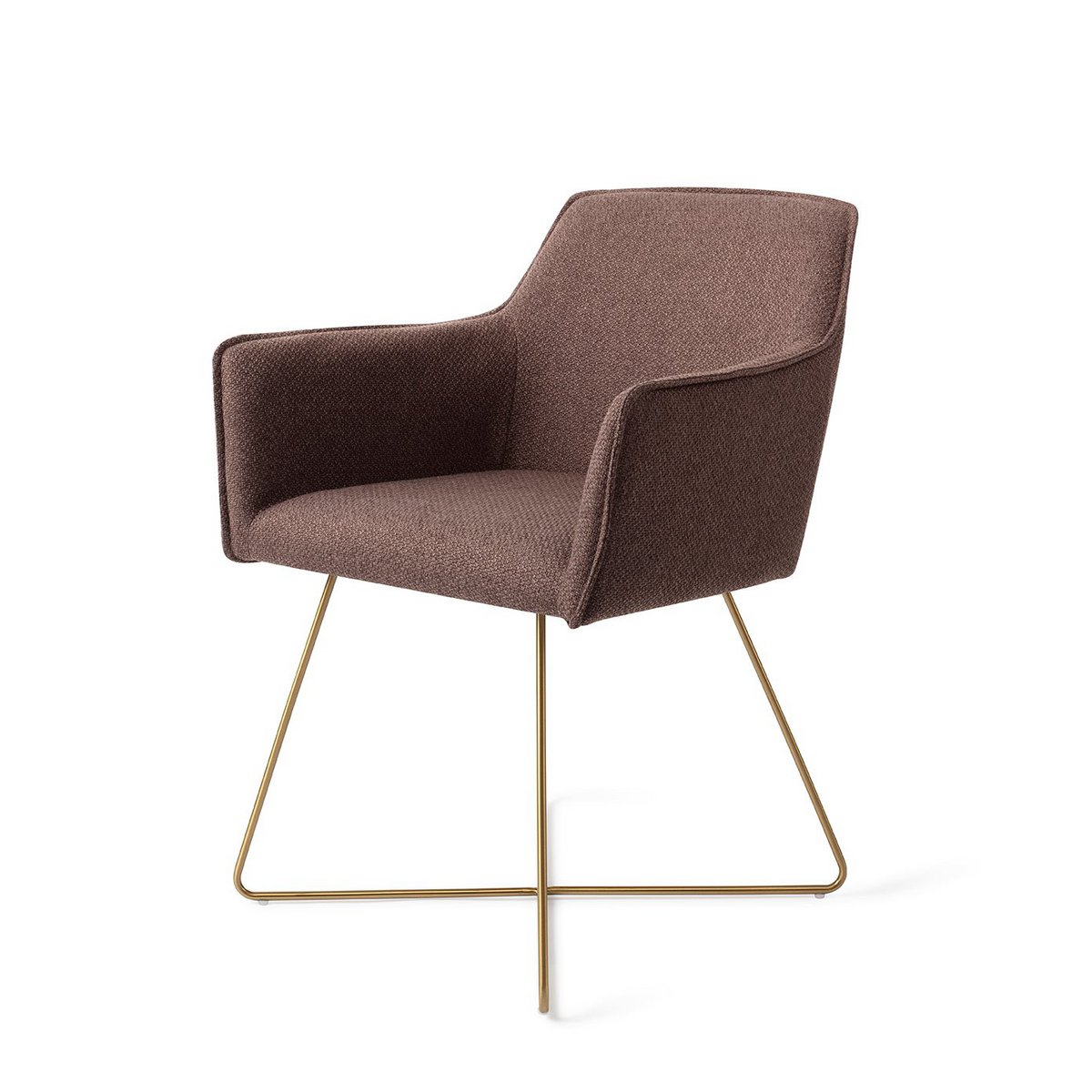 Jesper Home Hofu Dining Chair Cross Gold
