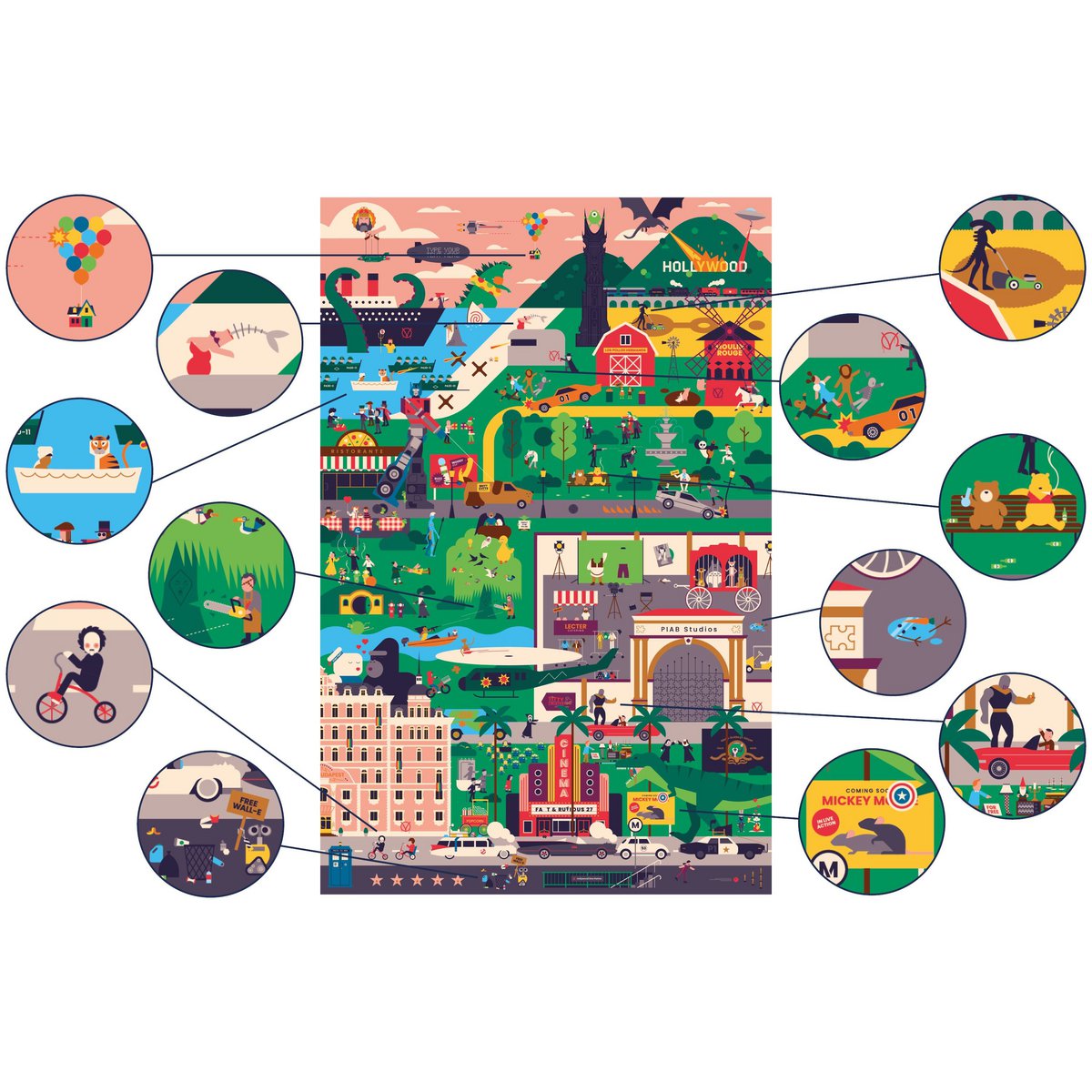 Le puzzle hollywoodien