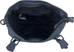 Borse per donne arrigo - borsa a tracolla e borsa della pelle lavata in blu