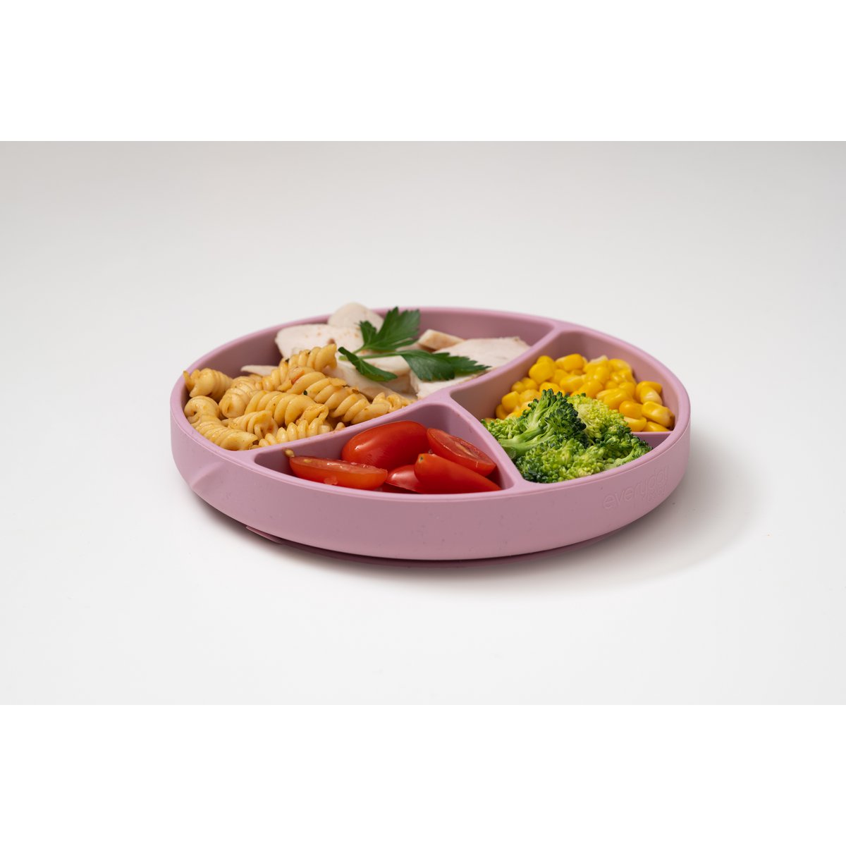 SILIKONPLATTE MIT SAUGNAPF ROSA