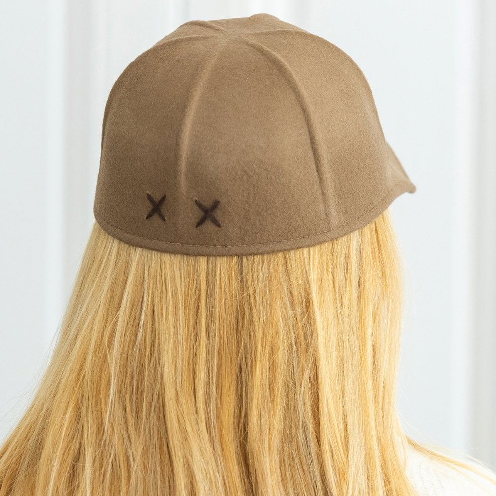 CASQUETTE en feutre de laine mixte