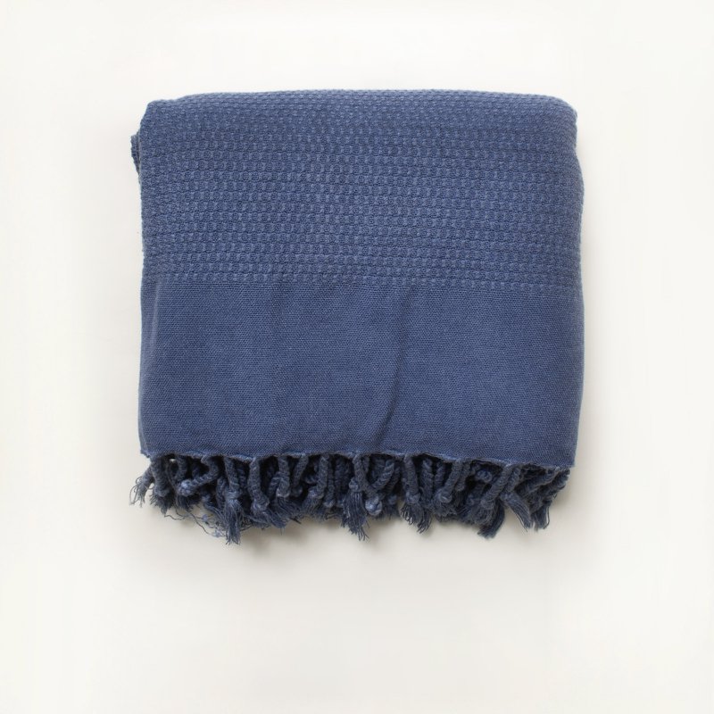 SEA ME Stonewashed Turkish Towel - thick and soft for your best self care routine