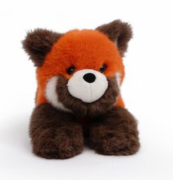 One Love Plush Toy - Red Panda Rusty Orange and Brown