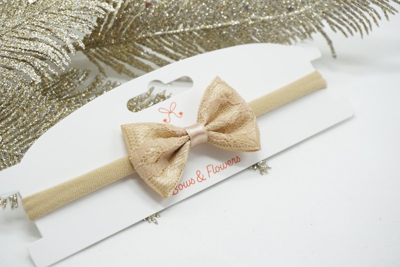 Nylon hairband cotton lace regular