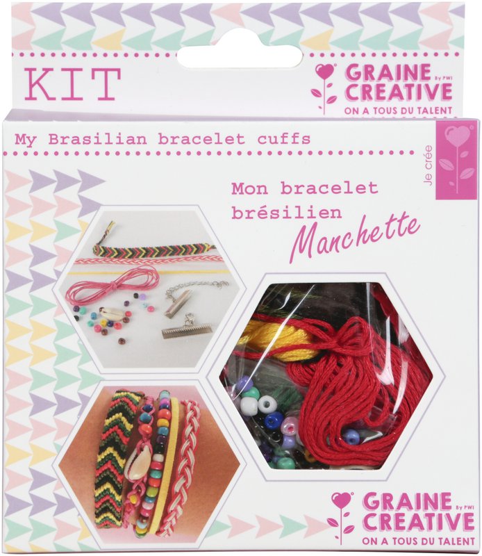 SET BRAZILIAANSE MANCHETTEN REGENBOOG 110x130mm