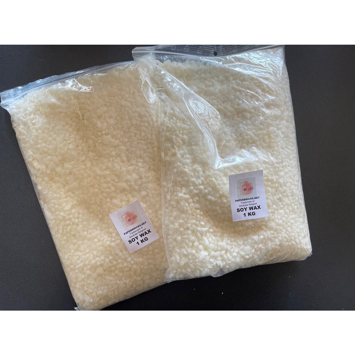 Soy wax in granules