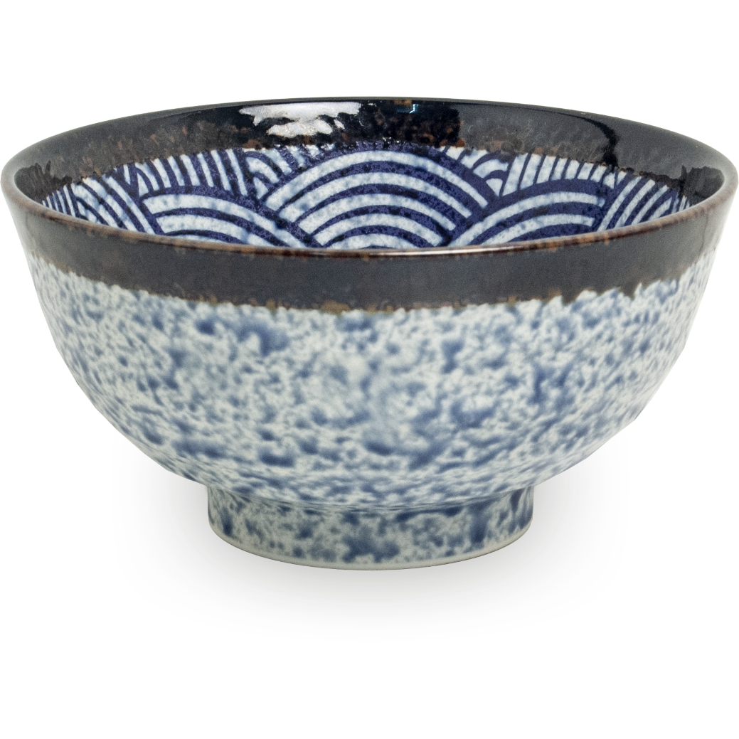 Edo Wave Bowl 17x8,7cm, porcelain, Japan