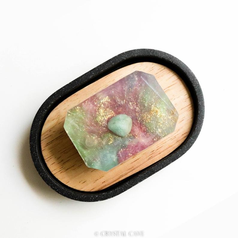 Gemstone Soap - Flower Child - Amazonite