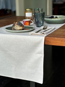 Table runner with napkins - Oat meal - KADOTIP